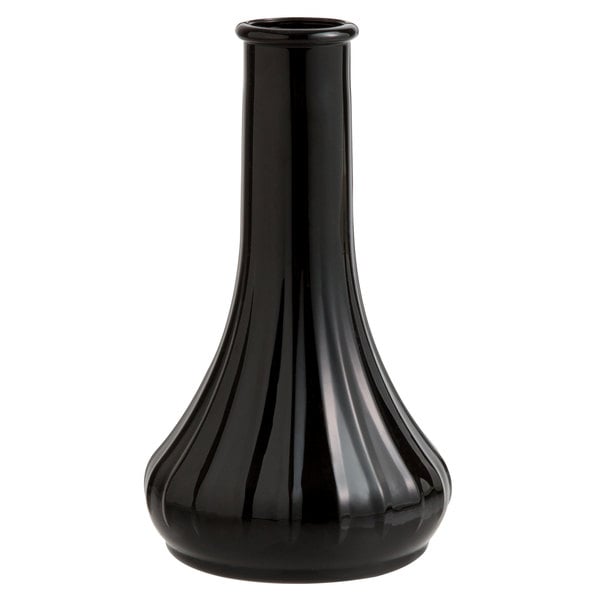 6" Black Cambro Bud Vase