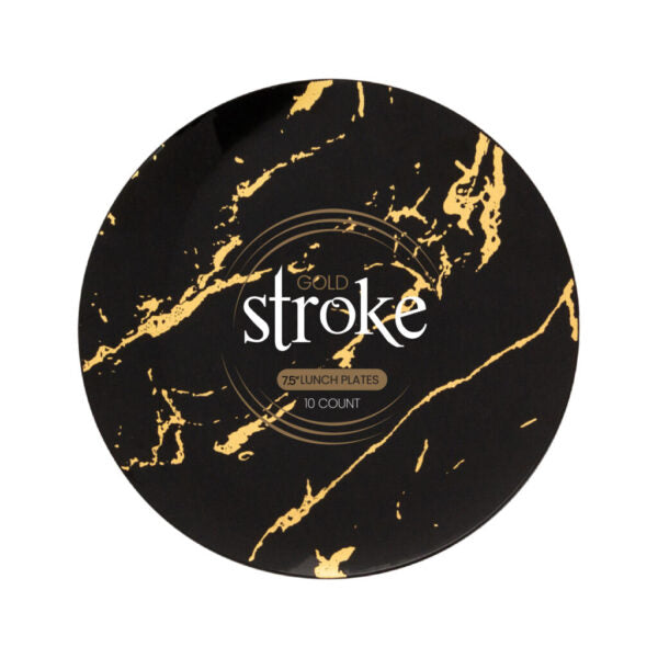 STROKE BLACK GOLD PLATE 10 CT