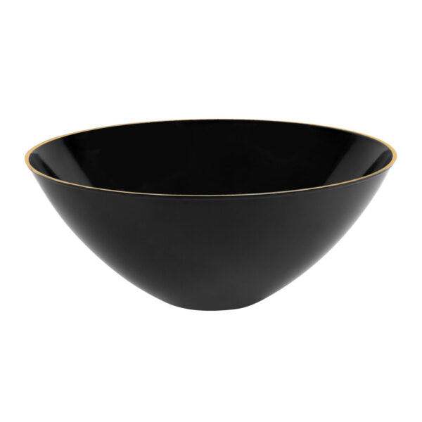 ORGANIC BLACK GOLD RIM 58 OZ BOWL