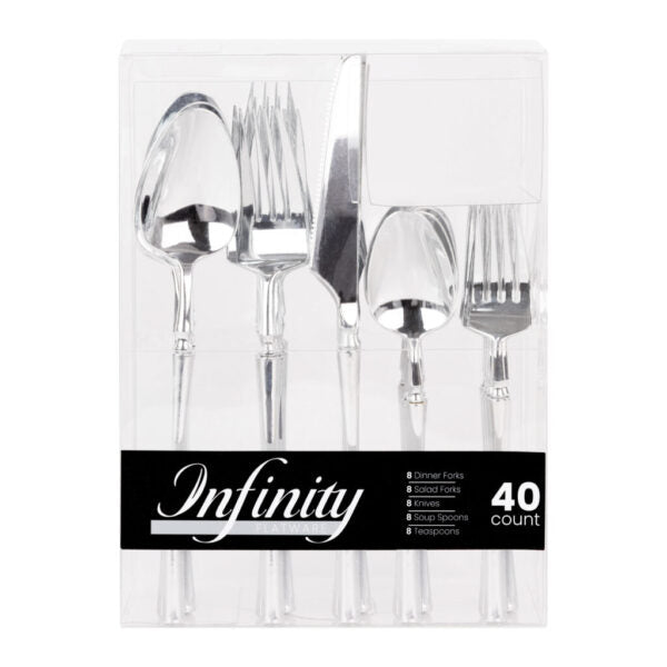 INFINITY SILVER CUTLERY COMBO 8 CT